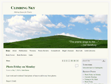 Tablet Screenshot of climbingsky.com